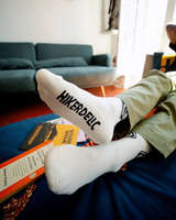 Hikerdelic Graphic Sock White