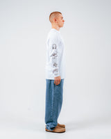 Hikerdelic Bridestones LS T-shirt White