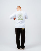 Hikerdelic Quad Logo LS T-Shirt White