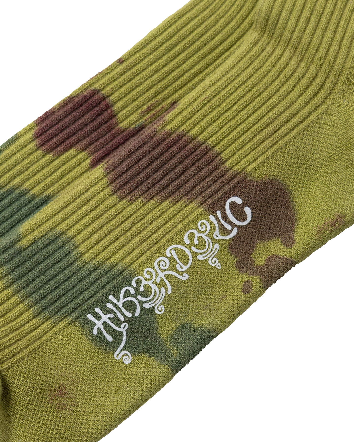 Hikerdelic Tie Dye Socks Green - Detail