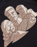 Hikerdelic Mount Hikerdelic SS T-Shirt Black