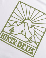 Hikerdelic Quad Logo LS T-Shirt White
