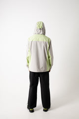 Hikerdelic Mucker Packable Jacket - Light Taupe / Washed Lime