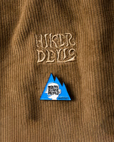 Hikerdelic Trek Your Head Pin Badge