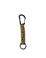 Hikerdelic Carabiner Keyring Purple/Yellow Fleck