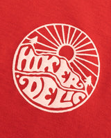 Hikerdelic Core Logo T-Shirt Red