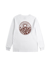 Hikerdelic Core Logo LS T-Shirt White