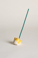 Hikerdelic Kaeru Ceramic Incense Holder Yellow