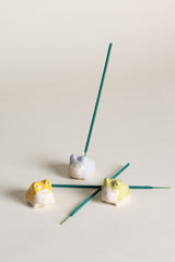 Hikerdelic Kaeru Ceramic Incense Holder Set Multi