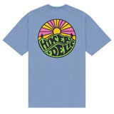 Hikerdelic Original Logo SS T-Shirt - Fjord Blue