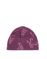 Hikerdelic Petroglyph Skull Beanie Grape