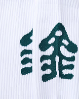 Hikerdelic Trip Socks White / Dark Green