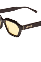 Hikerdelic x MessyWeekend Anthony Sunglasses Brown Yellow
