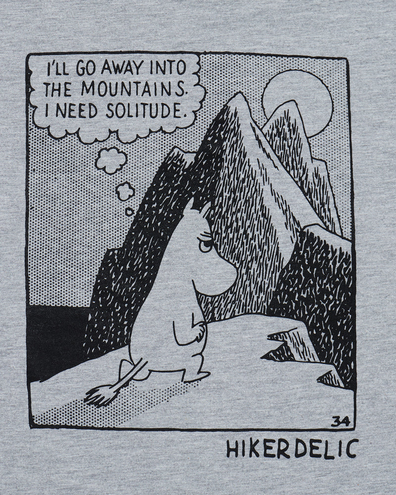 Hikerdelic x Moomin Mountains SS T-Shirt Grey Marl