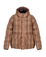 Hikerdelic Calland Plaid Puffer Jacket Brown Plaid