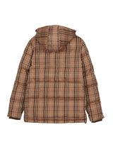 Hikerdelic Calland Plaid Puffer Jacket Brown Plaid