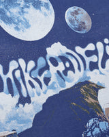 Hikerdelic Retro Future Picnic Blanket Navy