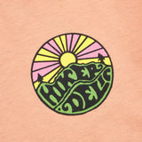 Hikerdelic Original Logo SS T-Shirt Coral