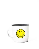 Hikerdelic x Smiley Enamel Mug White