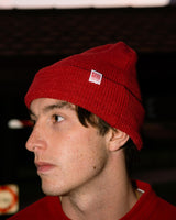 Hikerdelic Hikerdelic Waffle Beanie Hat Red