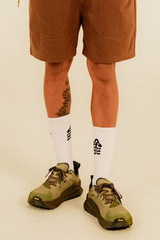 Hikerdelic Sporeswear Socks White