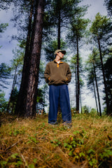 Hikerdelic Drifter Fleece Olive / Orange