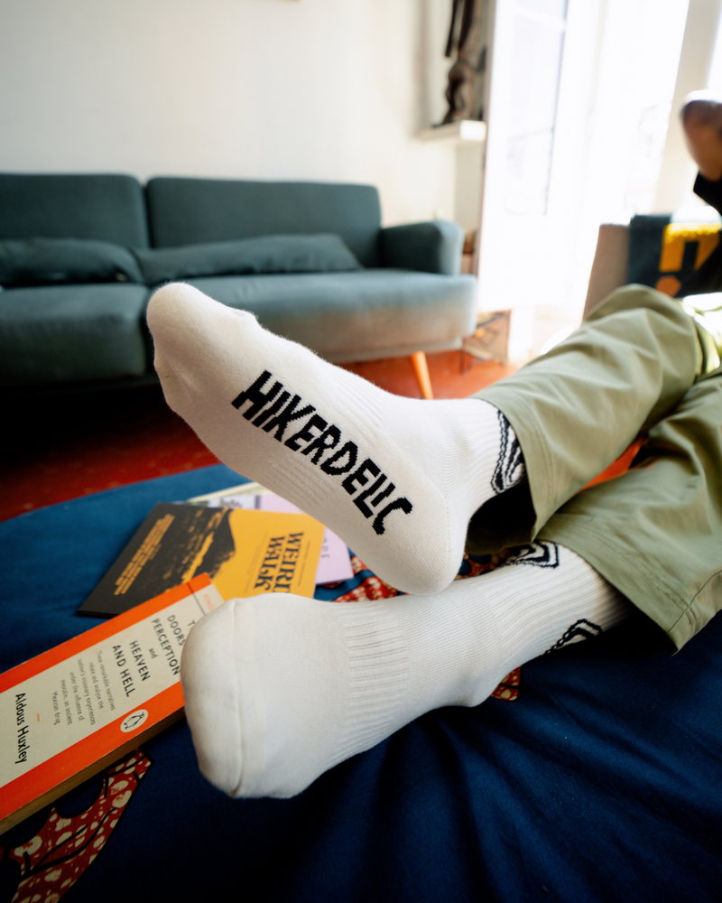 Hikerdelic Sabio Graphic Sock White