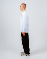 Hikerdelic Core Logo LS T-Shirt White