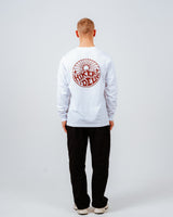 Hikerdelic Core Logo LS T-Shirt White