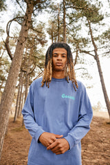Hikerdelic USA Cosmic LS T-Shirt Washed Blue