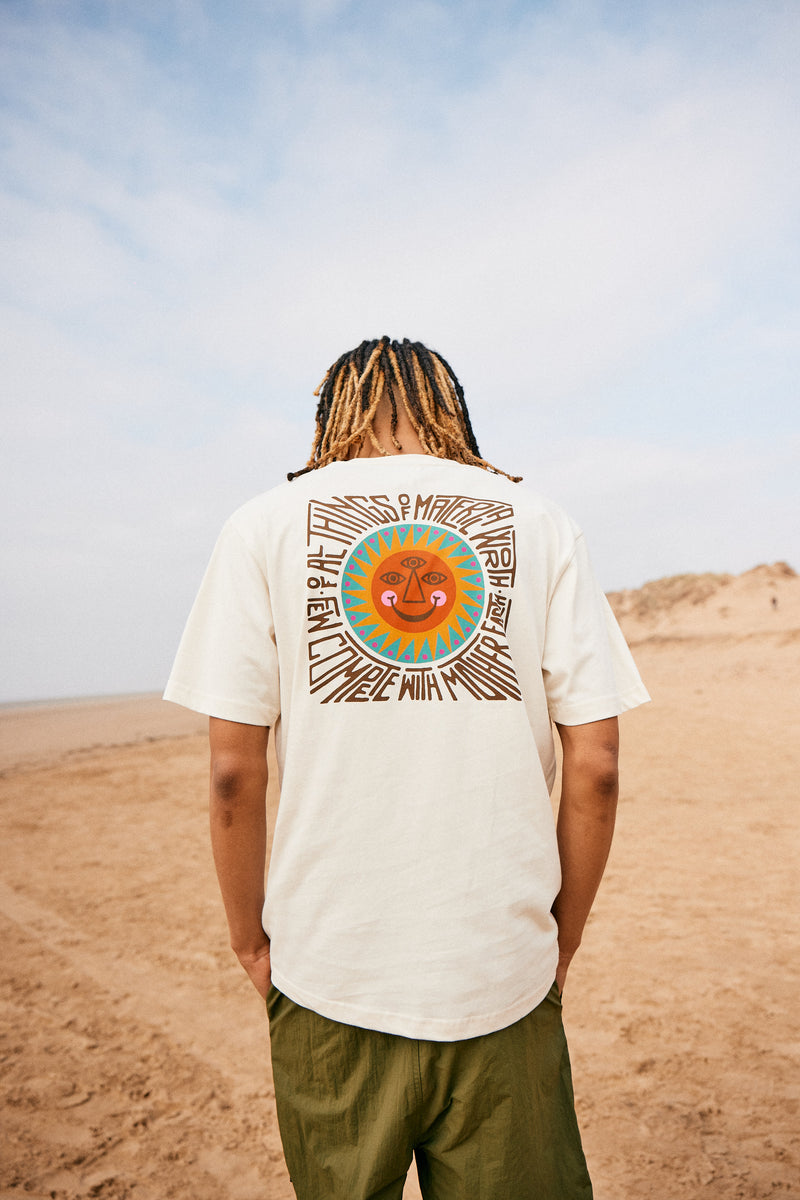 Hikerdelic Material Worth SS T-shirt Off White