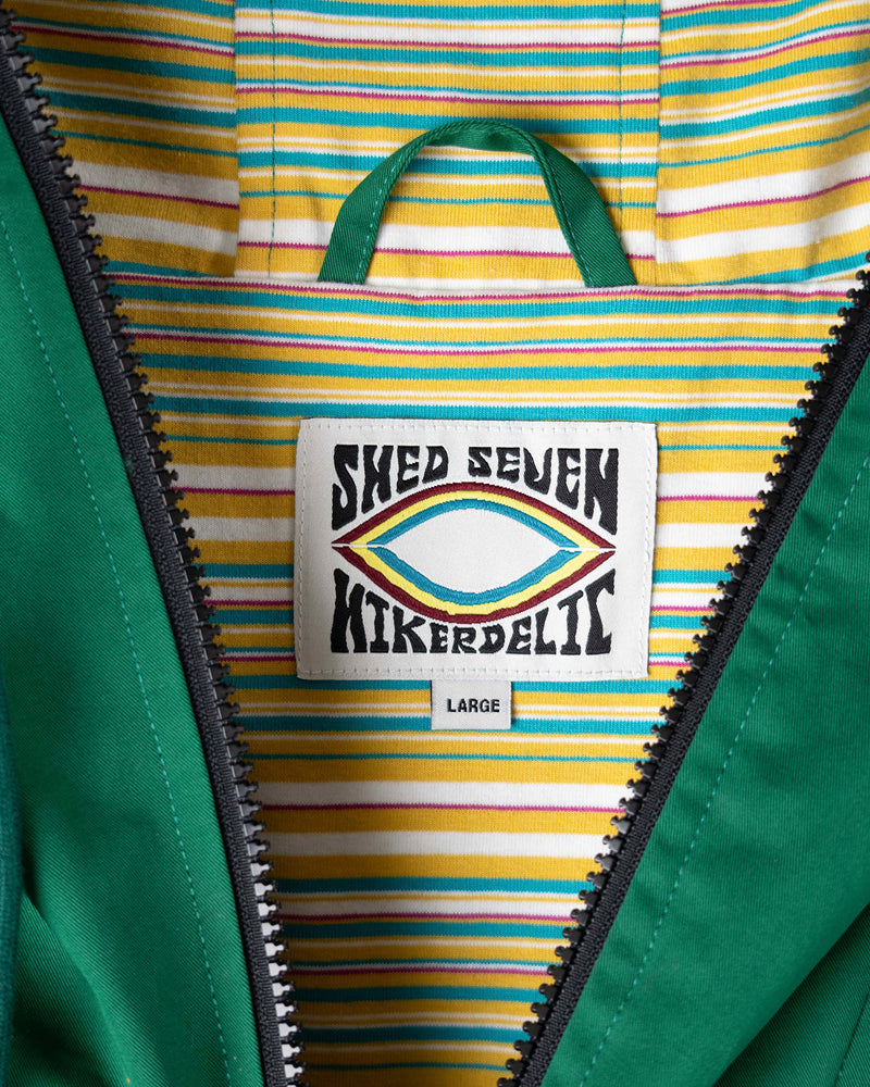 Hikerdelic x Shed Seven Chasing Jacket Guitar Green