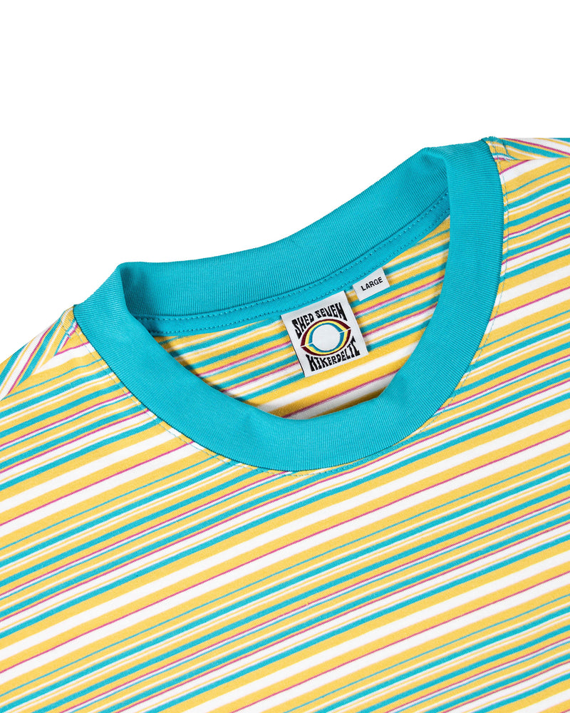 Hikerdelic x Shed Seven Chasing T-Shirt Rainbow