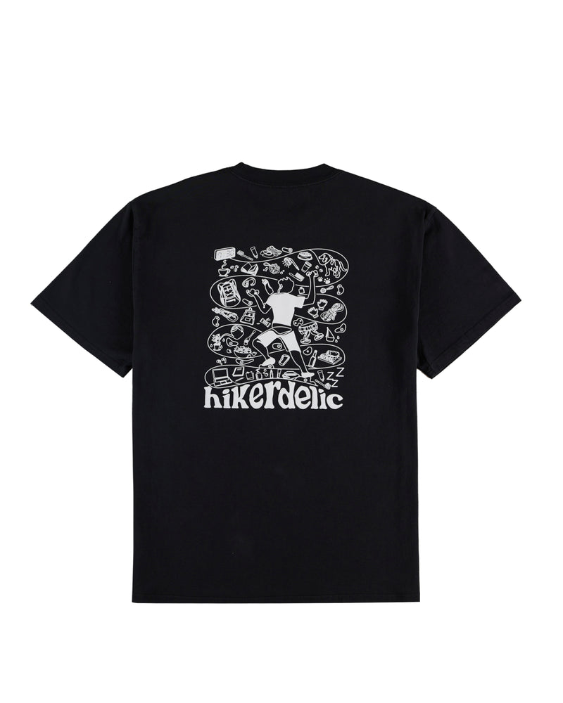 Hikerdelic 24 Hour SS T-shirt Black