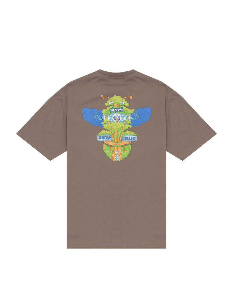 Hikerdelic Bee & Bee SS T-Shirt - Mushroom