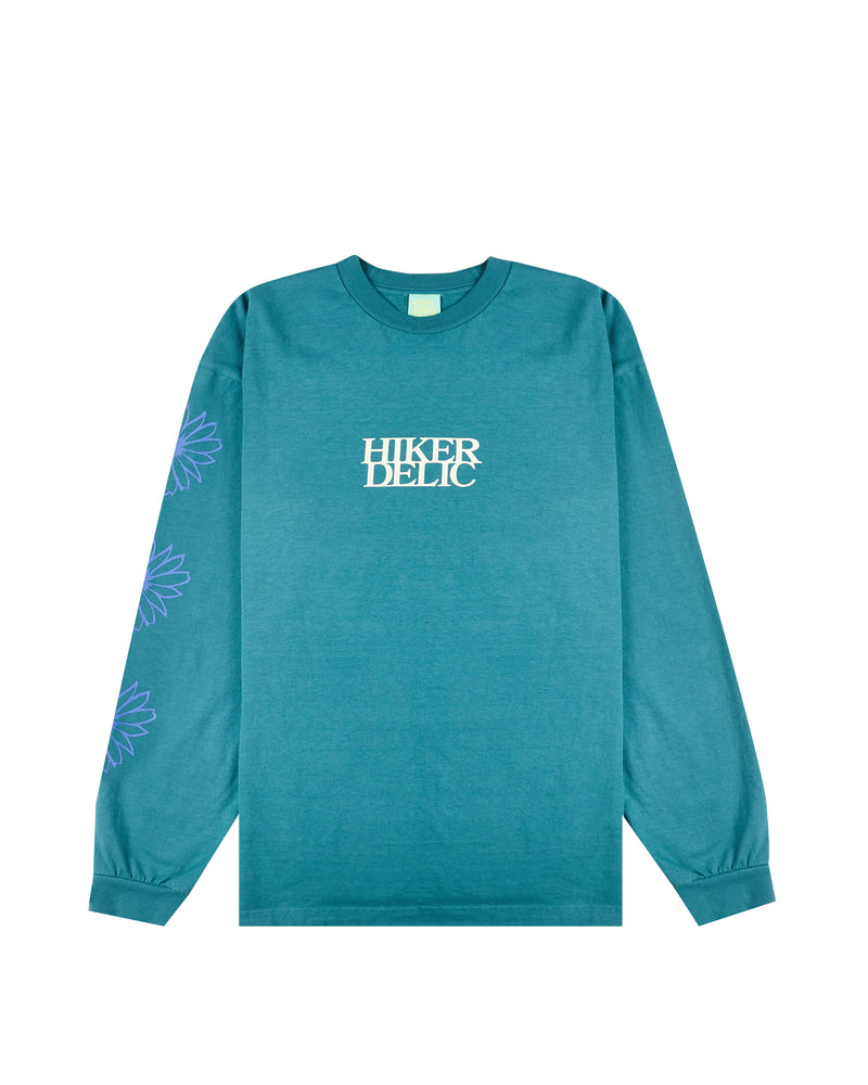 Hikerdelic Common Chicory LS T-Shirt Aqua