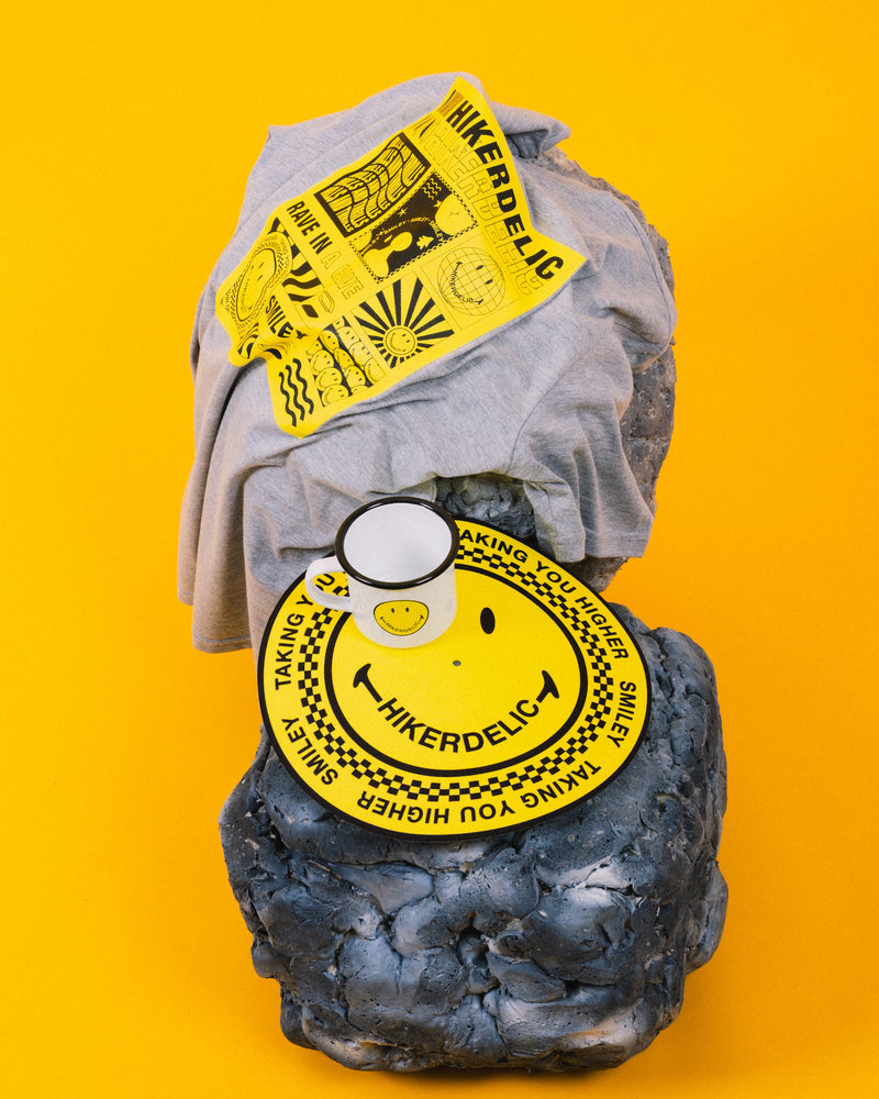 Hikerdelic x Smiley LS T-shirt White