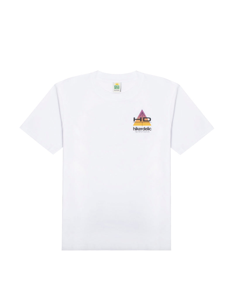 Hikerdelic Maps SS T-Shirt White