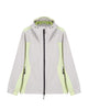 Hikerdelic Mucker Packable Jacket - Light Taupe / Washed Lime