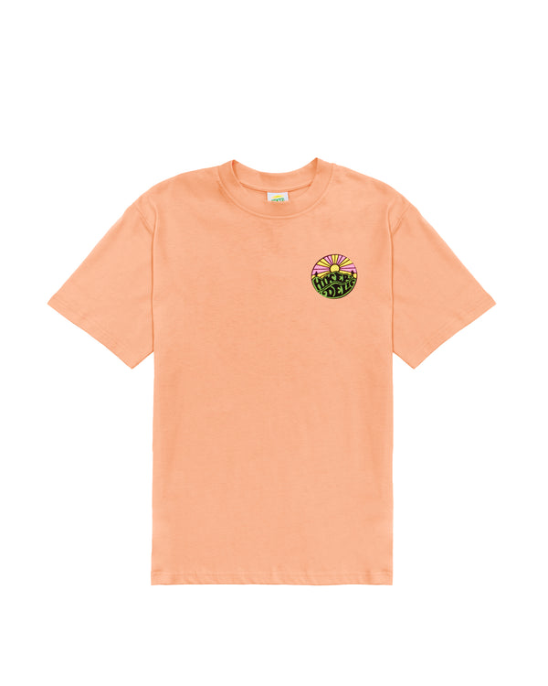 Hikerdelic Original Logo SS T-Shirt Coral