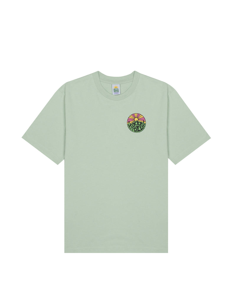 Hikerdelic Original Logo SS T-Shirt Smoke Green
