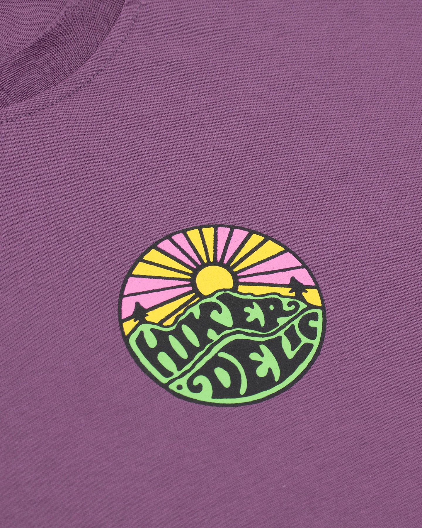 Hikerdelic Original Logo SS T-Shirt Thistle