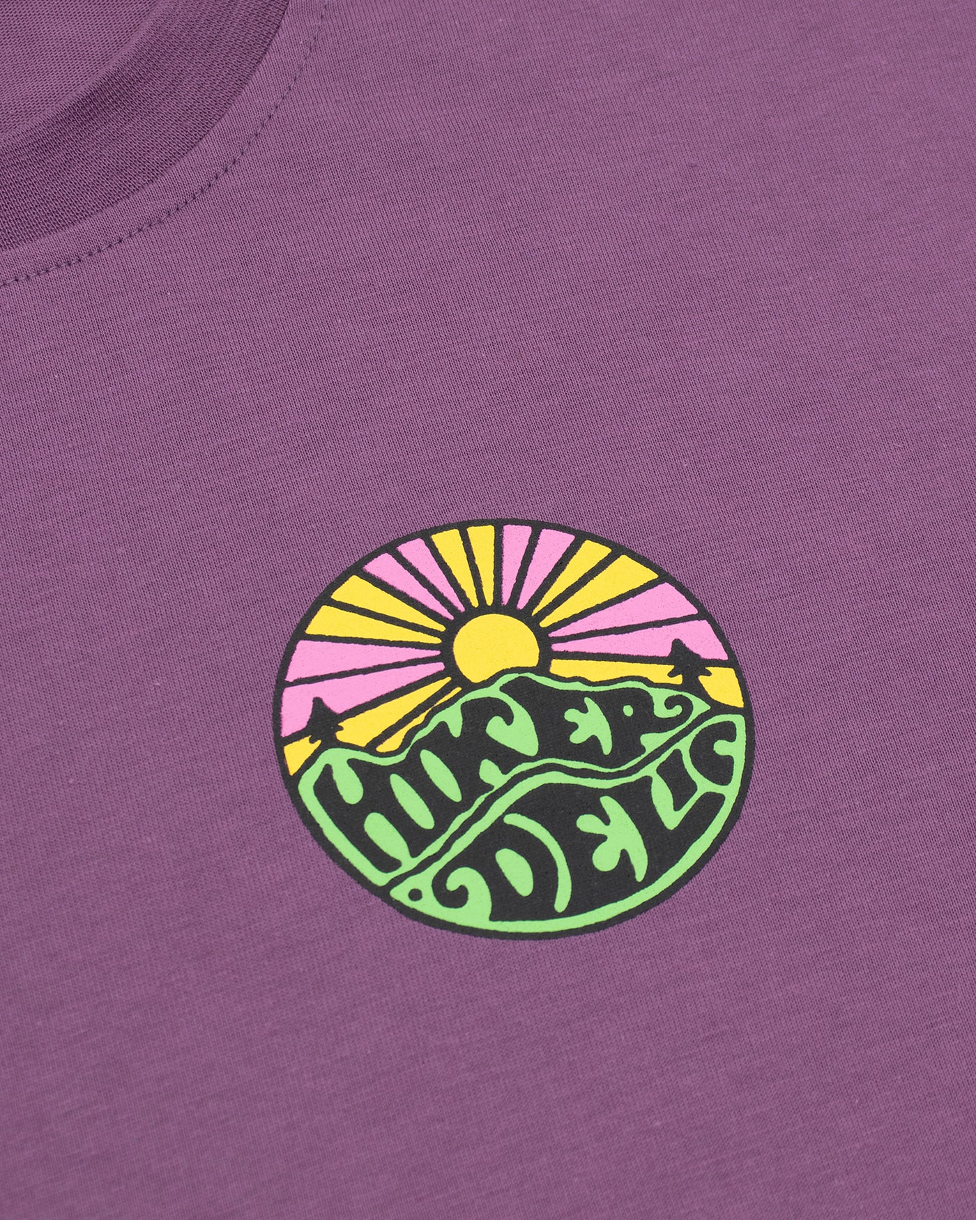 Hikerdelic Original Logo SS T-Shirt Thistle
