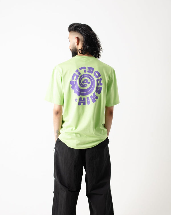 Hikerdelic Swirl SS T-Shirt - Lime