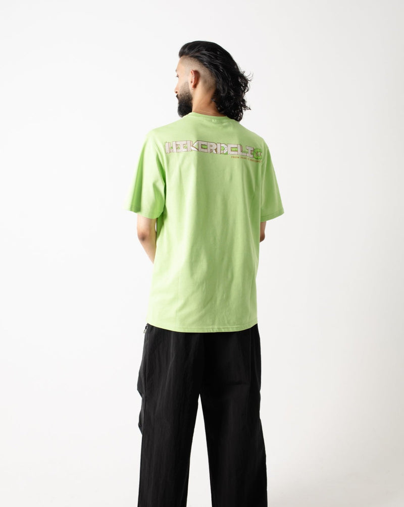 Hikerdelic Solar Punk SS T-Shirt - Lime