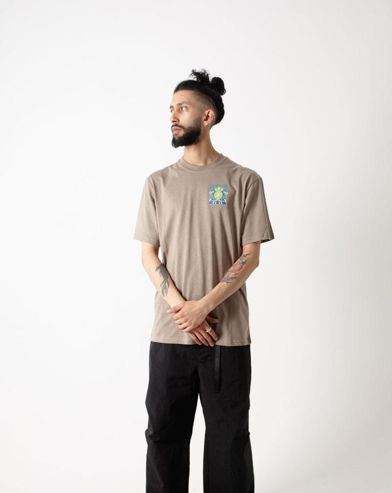 Hikerdelic Green Man SS T-Shirt - Mushroom