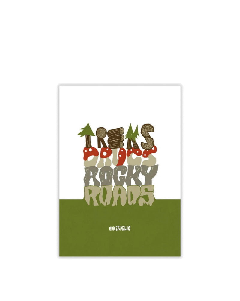 Hikerdelic Treks Drugs and Rocky Roads A3 Poster