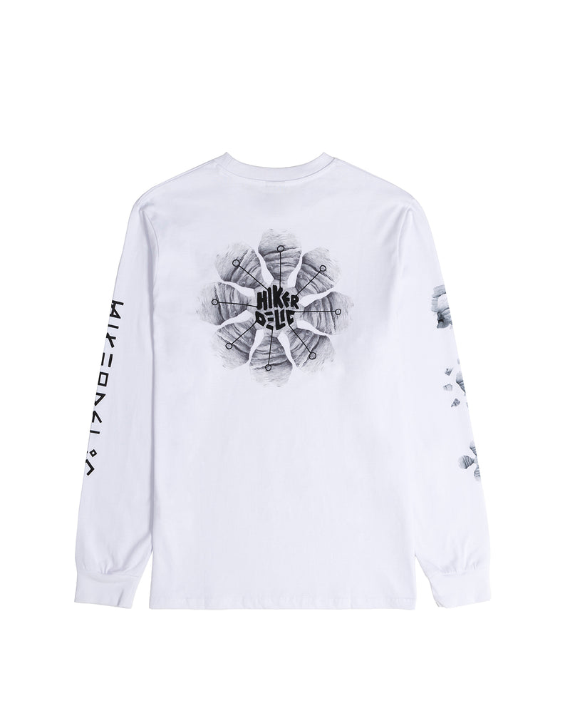 Hikerdelic Bridestones LS T-shirt White