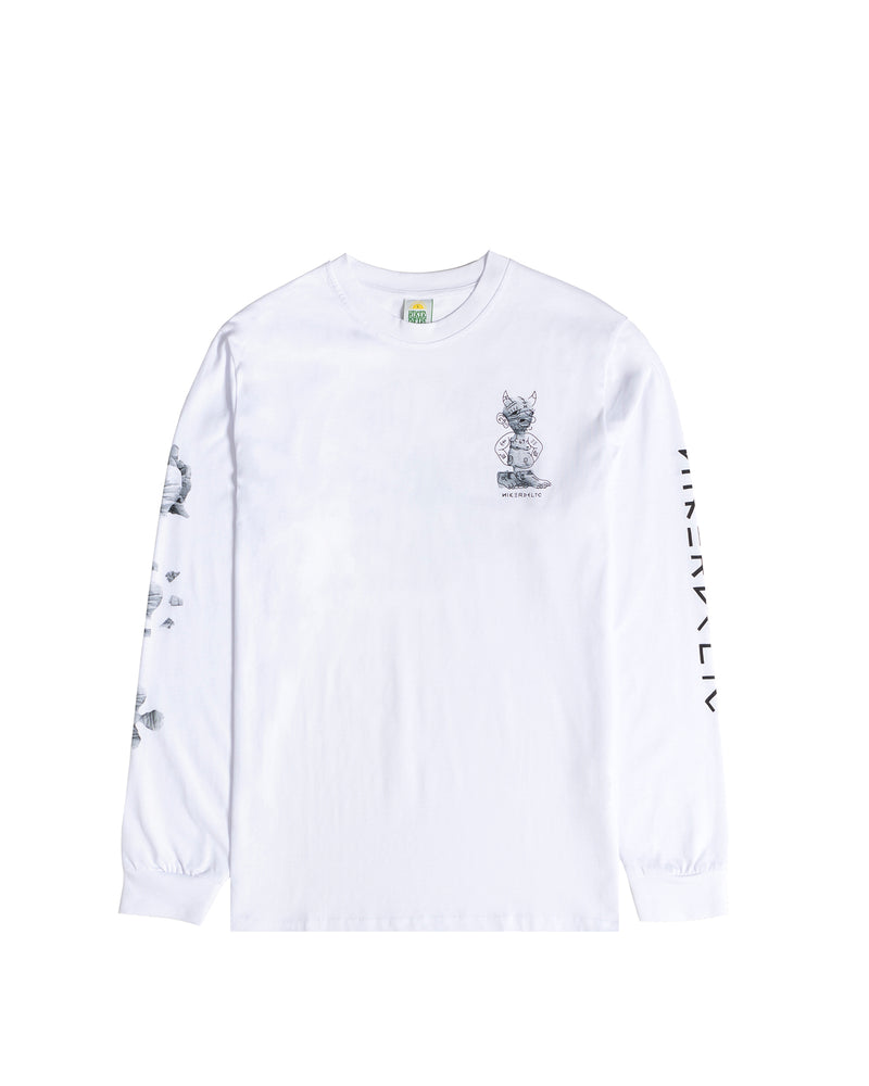Hikerdelic Bridestones LS T-shirt White