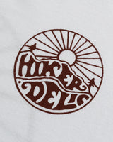 Hikerdelic Core Logo LS T-Shirt White